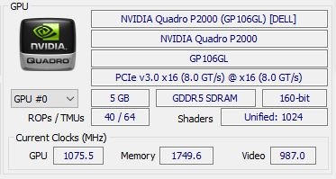 VGA nVidia Quadro P2000 - 4
