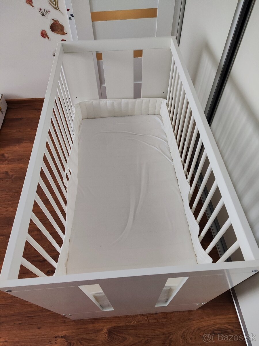 Detská postieľka+matrac+mantinel - 4