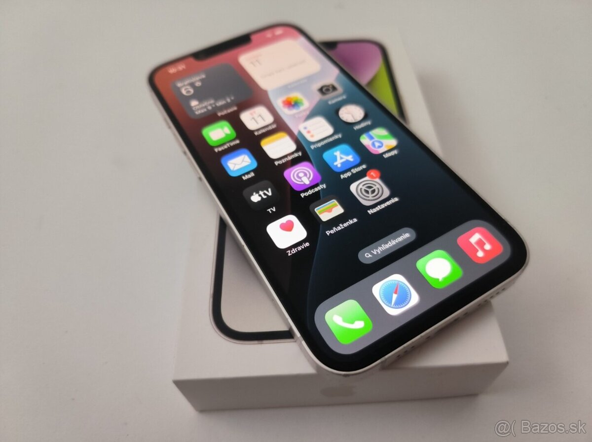 apple iphone 14 128gb Starlight / Batéria 100% - 4