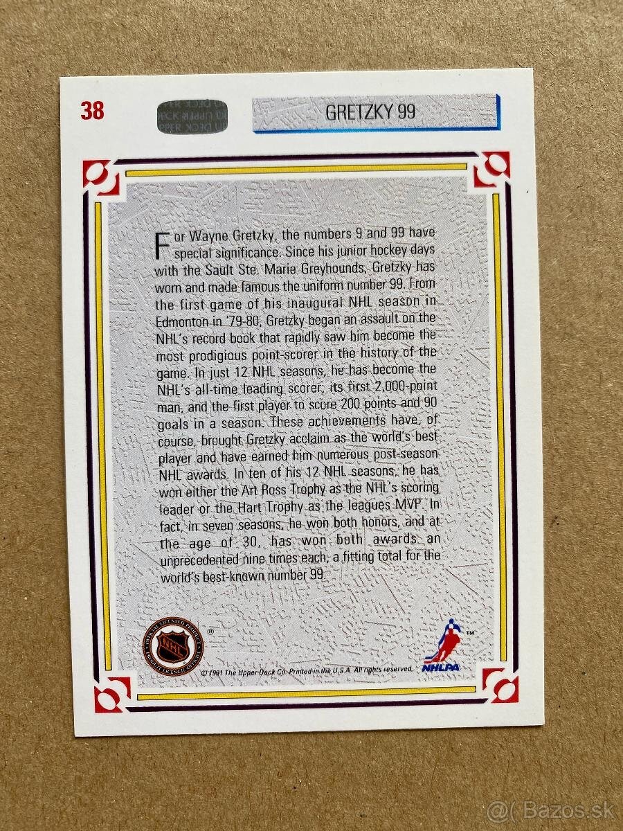 Hokejove karticky Nhl bedard gretzky - 4