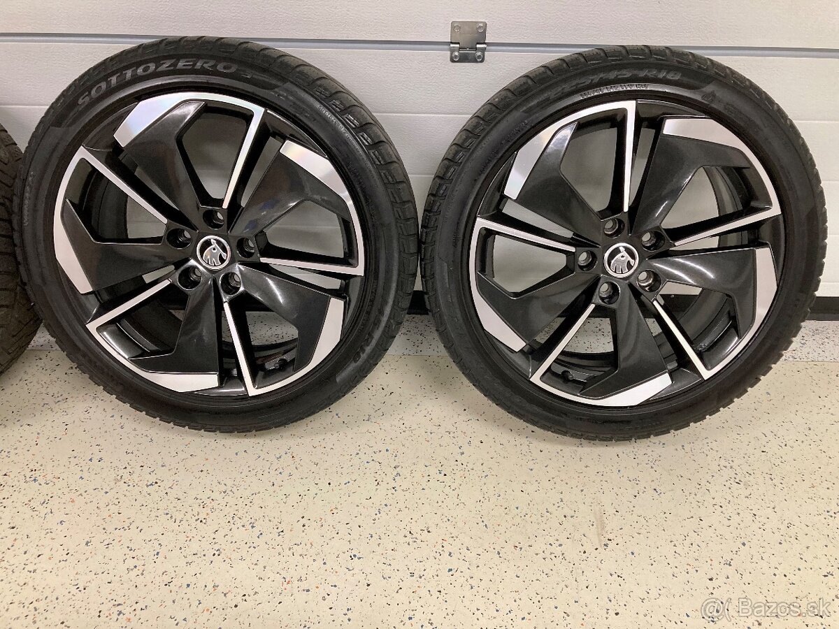 Alu org ŠKODA COMET RS 5x112 7,5J ET48 225/45 R18 - 4