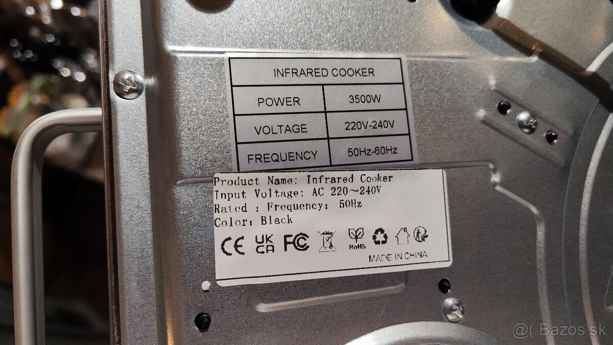 Dibaful infračervená keramická varná doska/3500W - 4