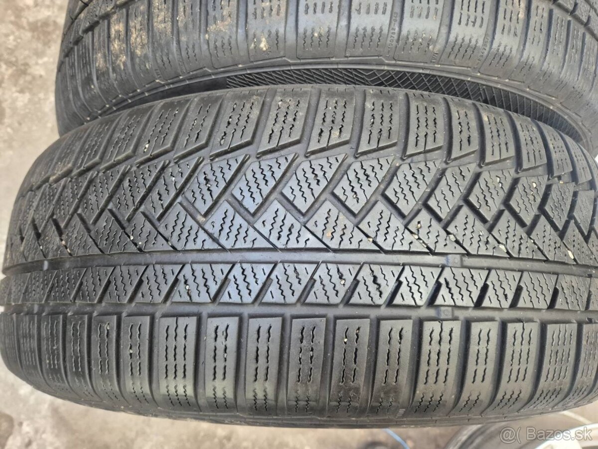 235/60 r17 zimné 4 ks CONTINENTAL dezén 6,3 - 5,7 mm - 4