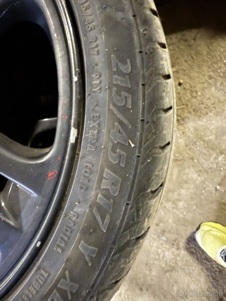 5x100 R17 orig Subaru 215/45 - 4