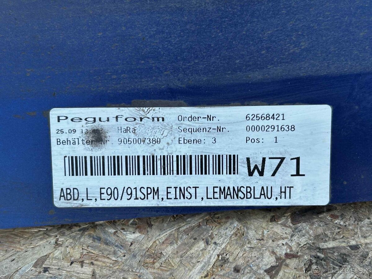 Spodné prahy M-packet – BMW 3 E90 predfacelift – Le Mans Bla - 4