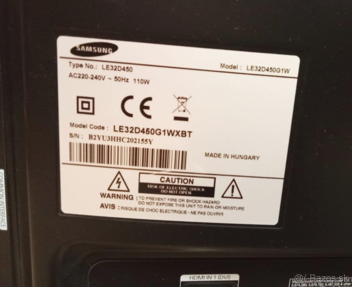 Predam zachovaly TV značky Samsung - 4