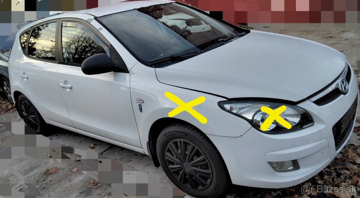 HYUNDAI i30 1.4 2009 predám motor G4FA, DVERE, NÁRAZNÍK, KAP - 4
