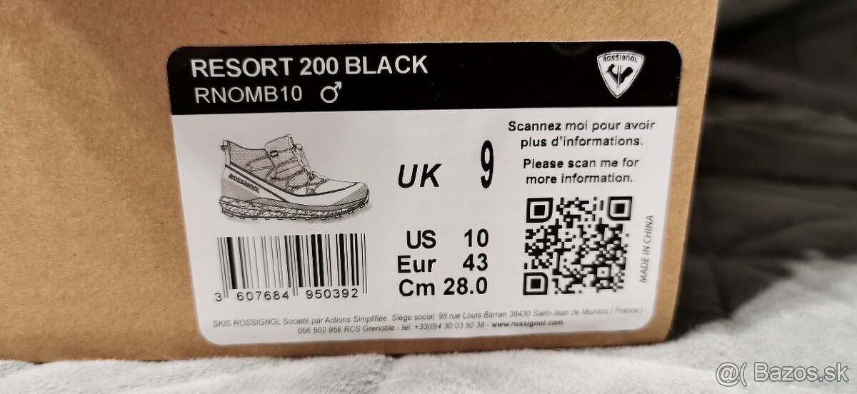 Pánske zimné topánky Rossignol Resort Black veľkosť 43 - 4