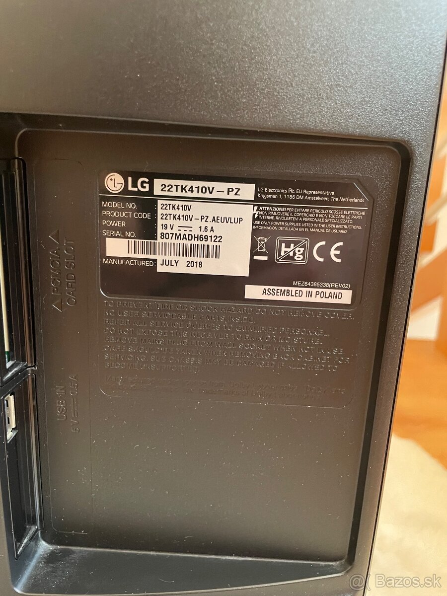 LG 22TK410V - 4