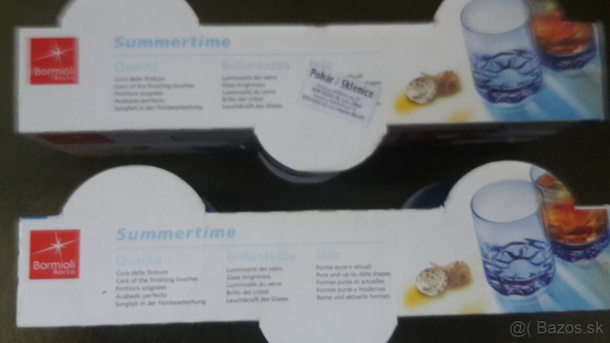 sklenené poháre nové - 4