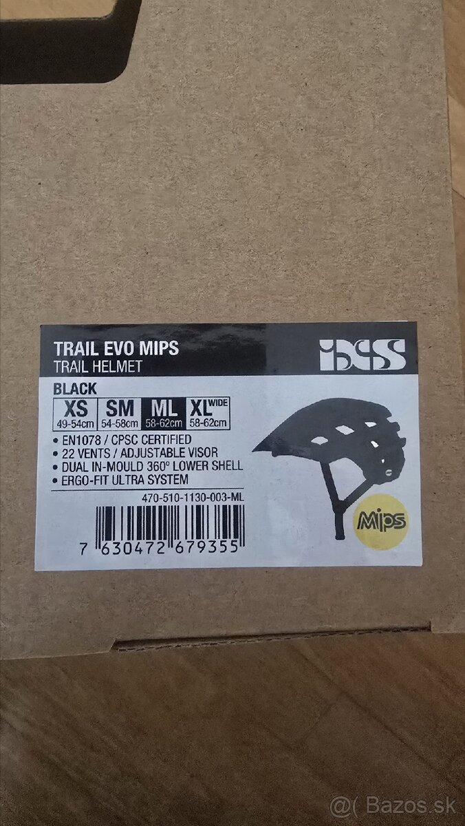 iXS Trail EVO MIPS helma - 4