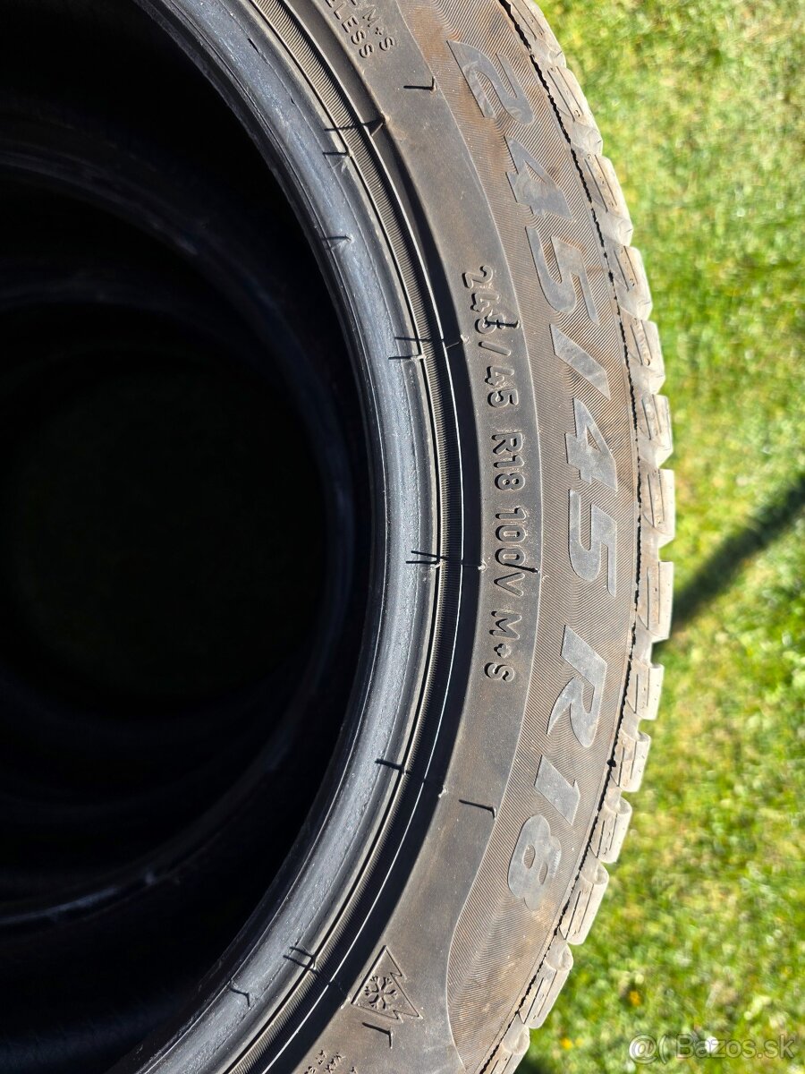 Zimné Pirelli 245/45 r18 100V - 4