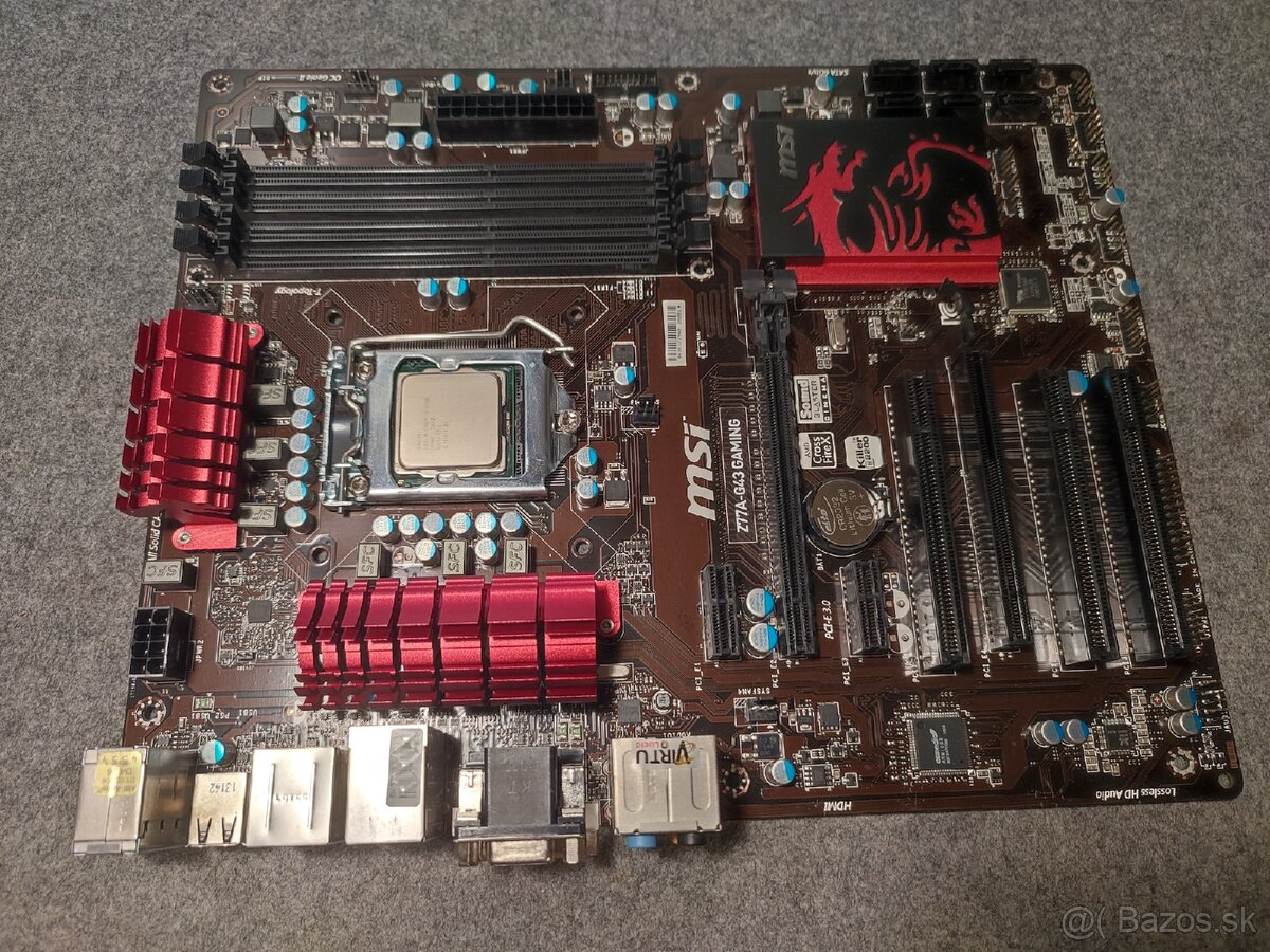 MSI Z77A -G43 GAMING + I5 2500K - 4