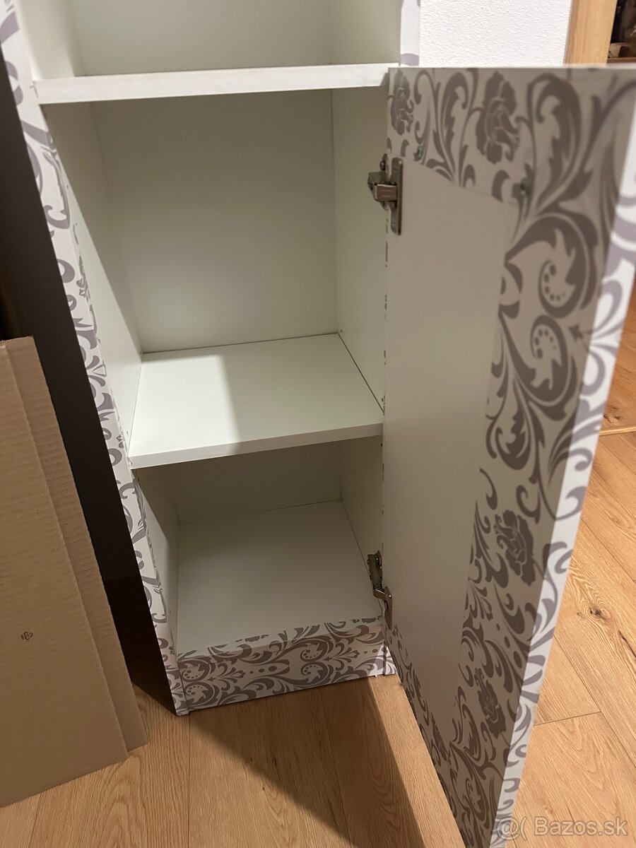 Úzka Kúpeľňová skrinka 33 x 31 x 195cm - 4