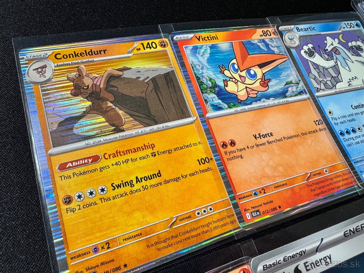 Pokemón MEGA balík (F): 100ks kariet v obaloch s EX + darček - 4