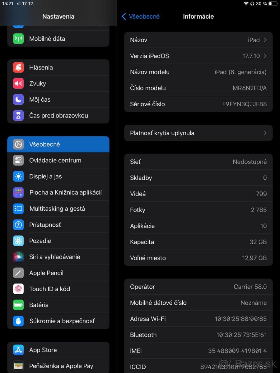 Apple iPad 6. generácie 32 GB – SIM(LTE) - 4