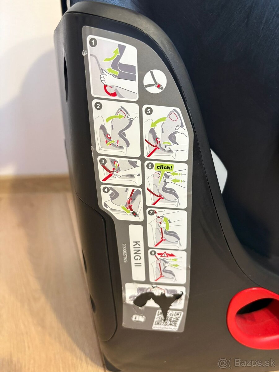 Britax KINGII - sedačka 9-18 - 4