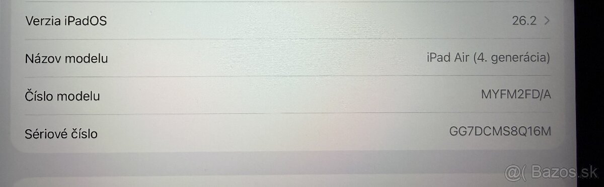 Predám Ipad Air 4.gen 64 GB - 4