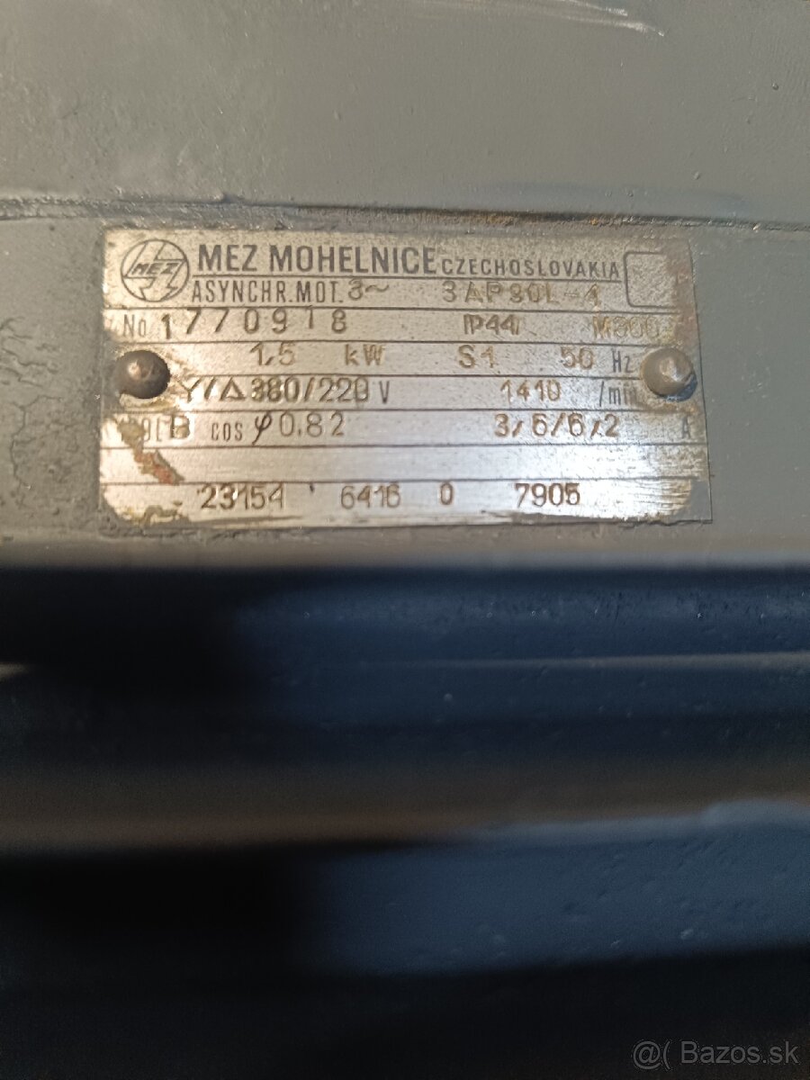 1,5kw/1400ot min na predaj prirubovy - 4