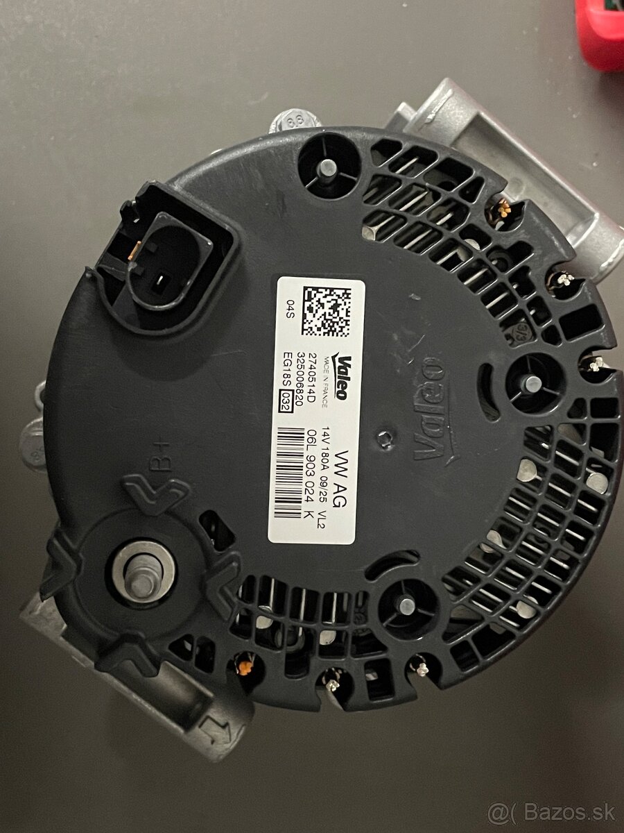 06L903024K ALTERNÁTOR PRVOVÝROBA PORSCHE VW AUDI - 4