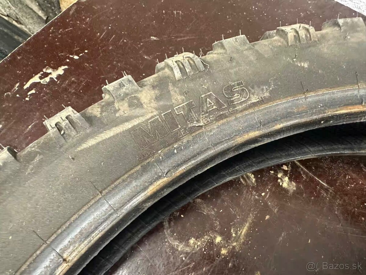 Zánovné crossové peumatiky MITAS 70/100-19 a 100/90-19 - 4