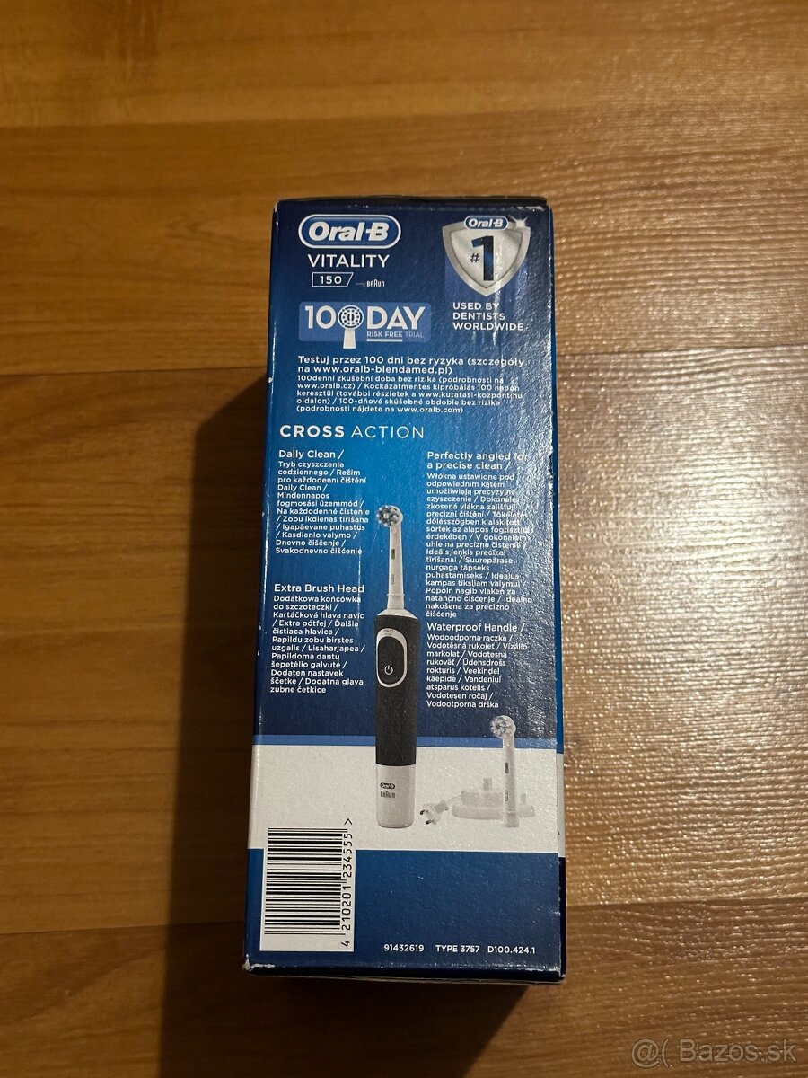 Predám Oral-B Vitality 150 Cross Action Black - 4