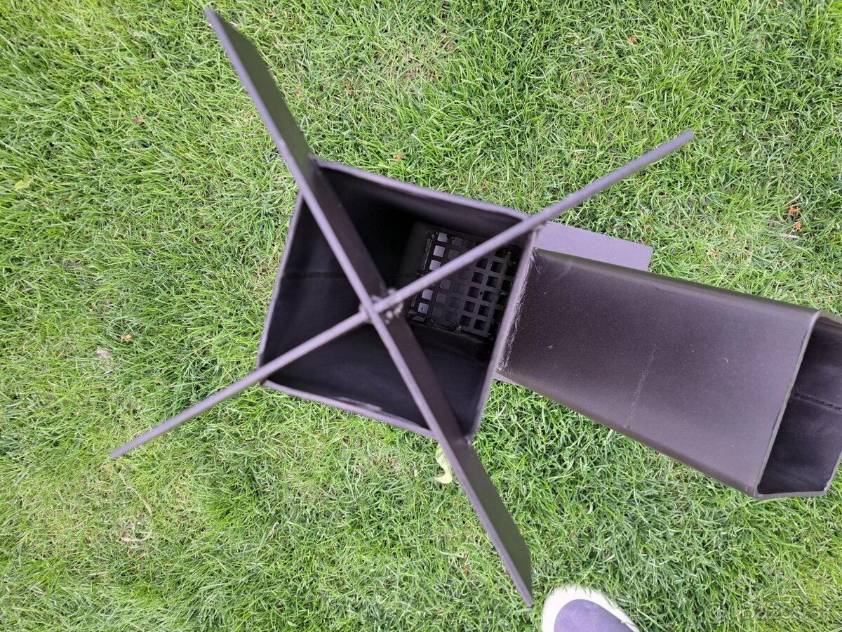 záhradný gril, rocket stove, raketova pec - 4