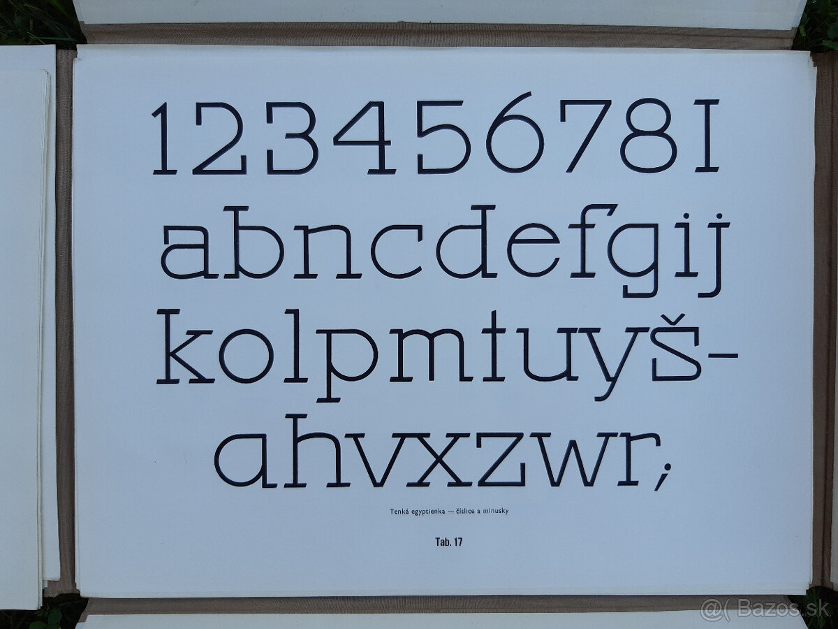 Písmo kniha - 4