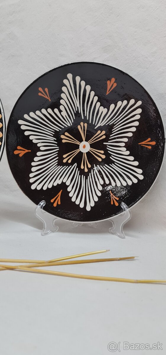 Závesné taniere Pozdišovská keramika 🌷 - 4