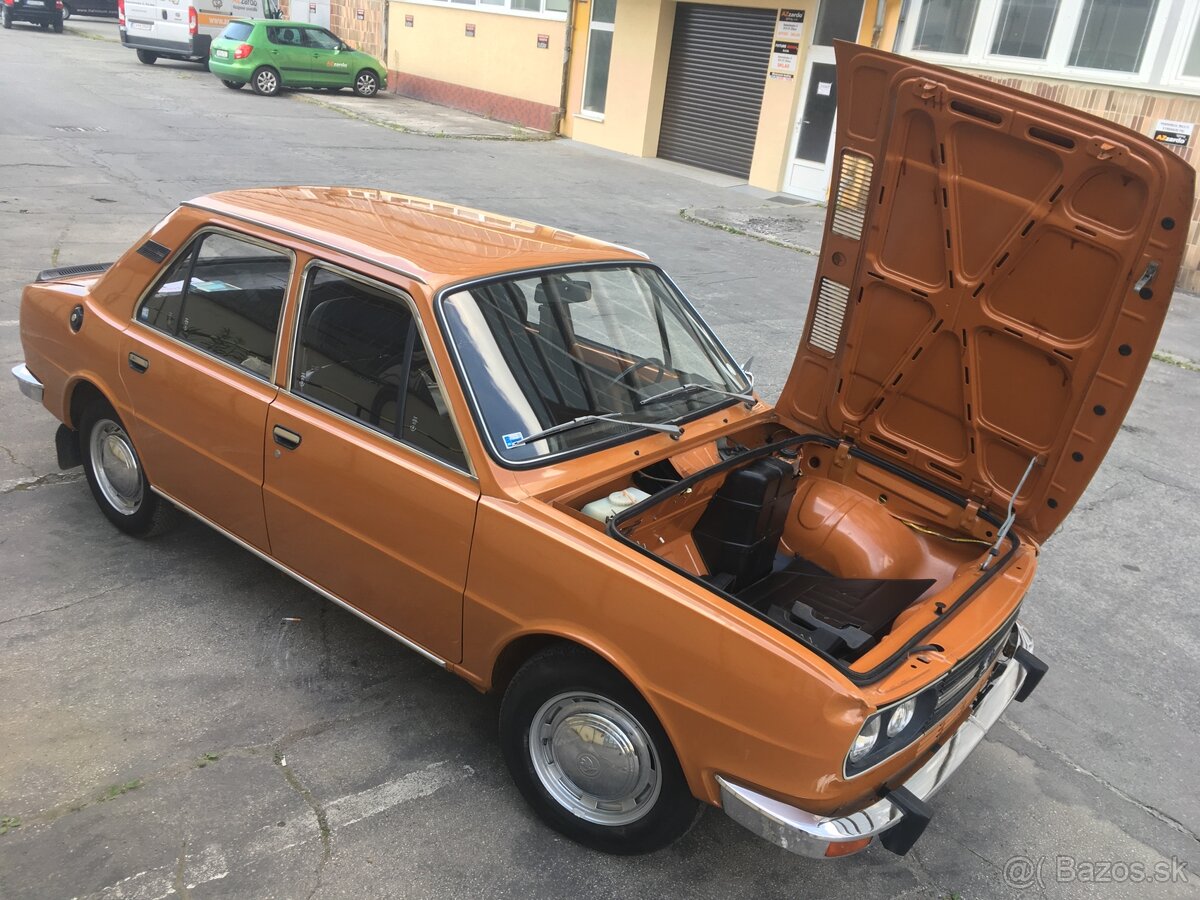 Škoda 120 LS, originál 53 000 km (nevyváraná, nelakovaná) - 4