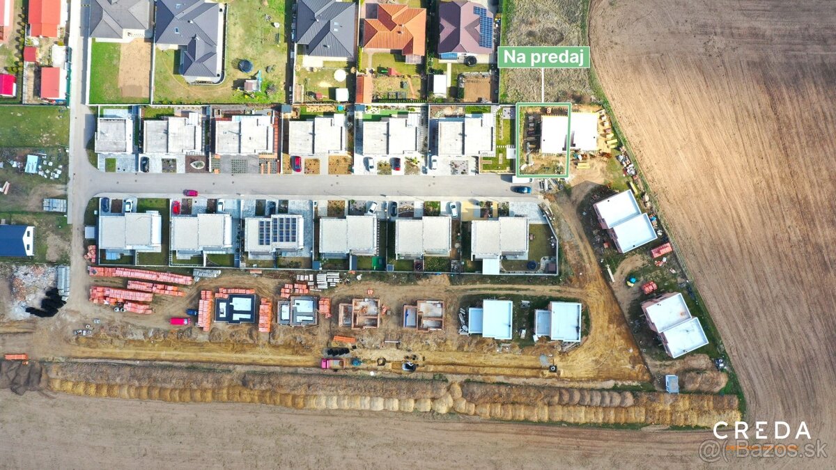 CREDA | predaj posledný 4-izb. rodinný dom, Rišňovce - 4