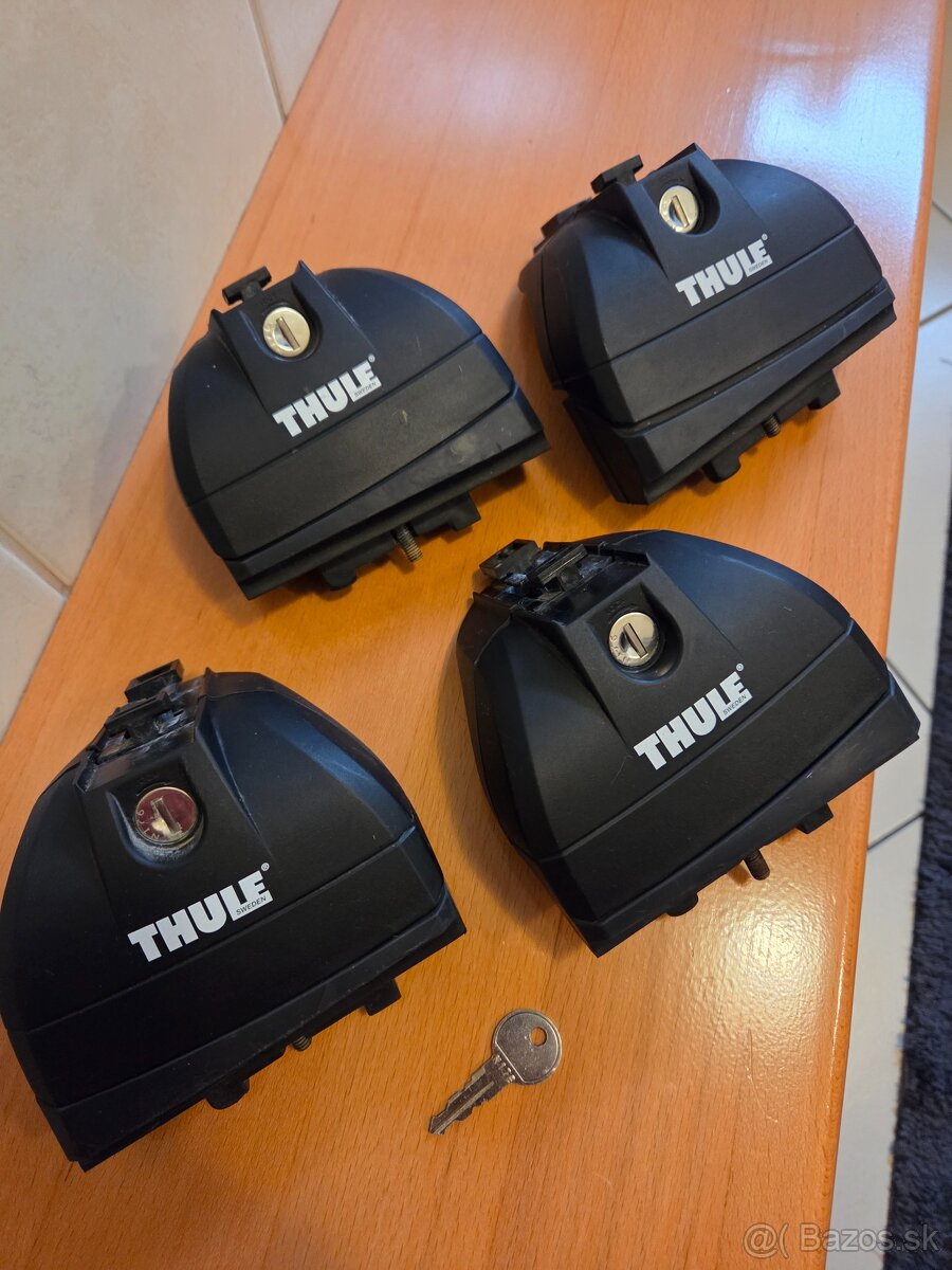 Predám Thule Aero Bar, pätky 753 + kit 3057 - 4