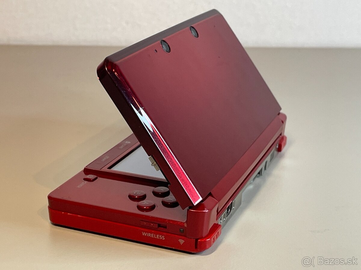 Nintendo 3DS Metallic Red 128 GB CFW Luma - 4