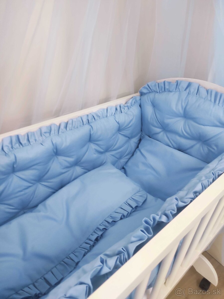 Detská kolíska + komplet výbava + baldachýn POM - 4
