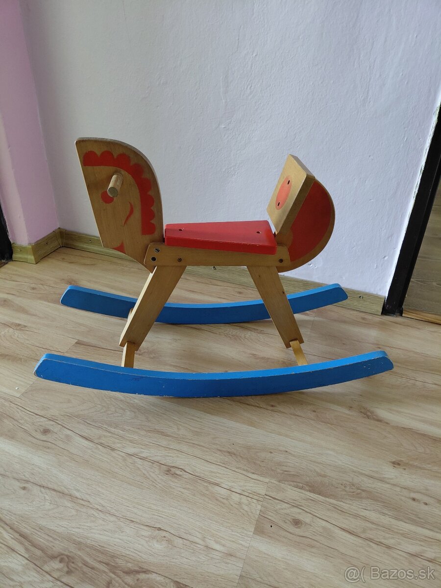 Drevený hojdací koník - 4