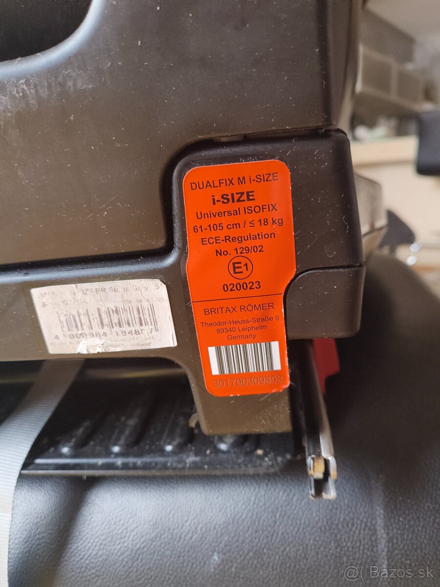 Otočná detská autosedačka ISOFIX i- size - 4