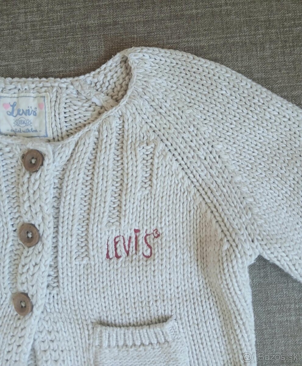 Krásny svetrík a šaty zn.Levis - 4