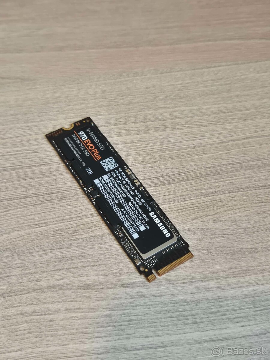 Samsung 970 EVO Plus SSD 2TB, ZDRAVIE 100% - TOP STAV - 4