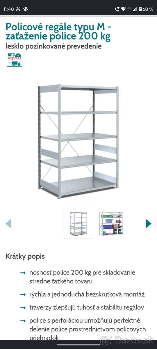 Bito regal 200x100x80cm - 4