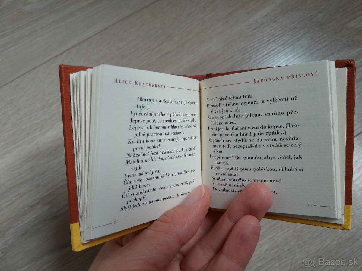 Alice Kraemerová - Japonská přísloví, mini kniha CZ - 4