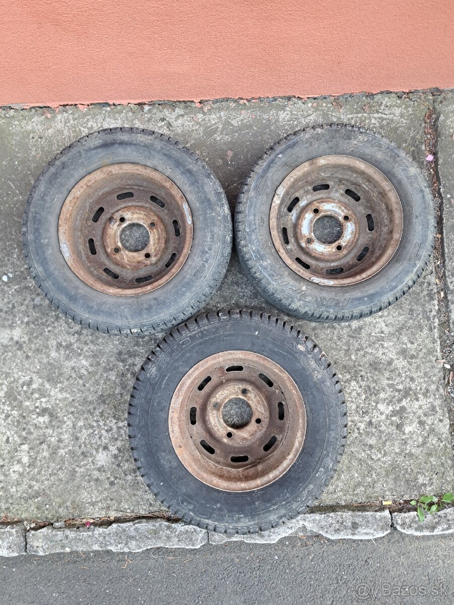 Disky 4x130 r13 s pneumatikami - 4