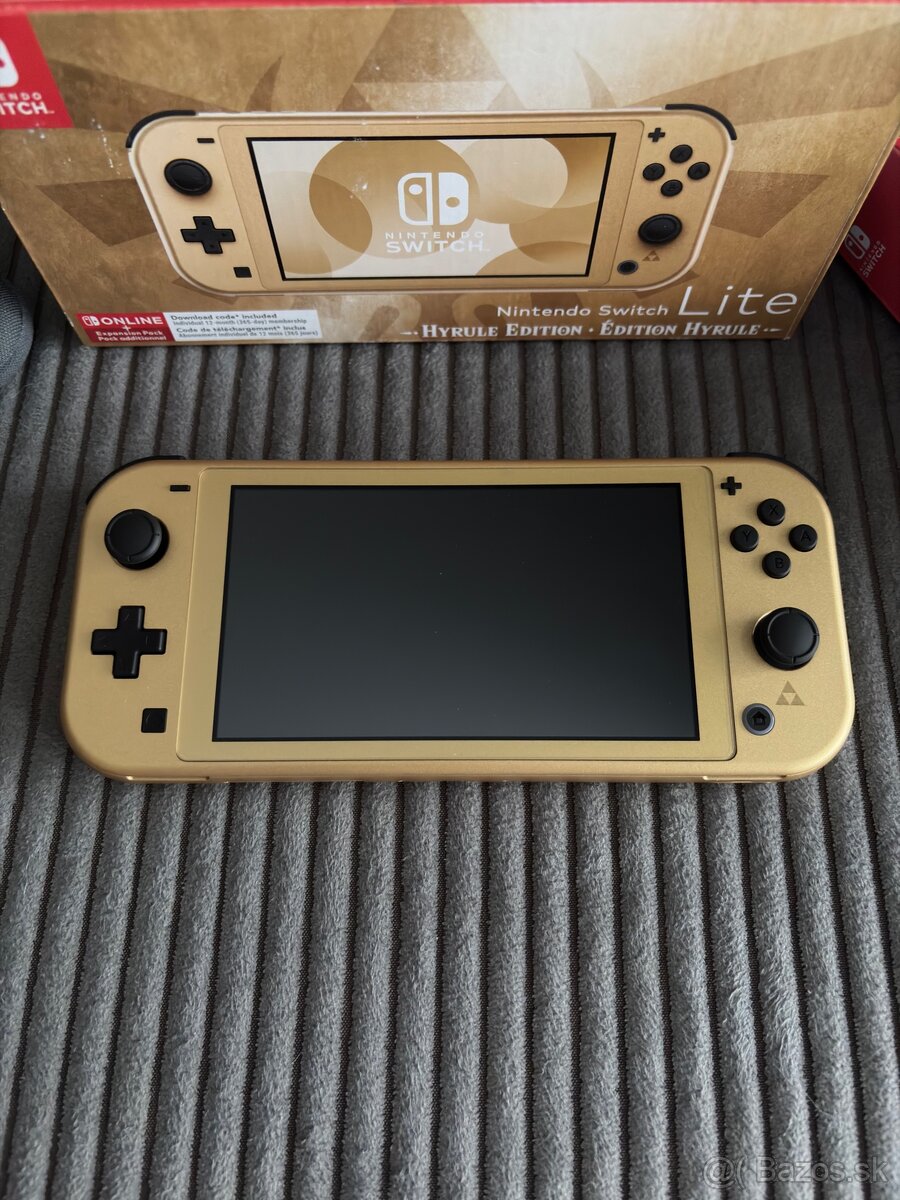 Nintendo Switch Lite Hyrule Edition + Magnetický kryt - 4