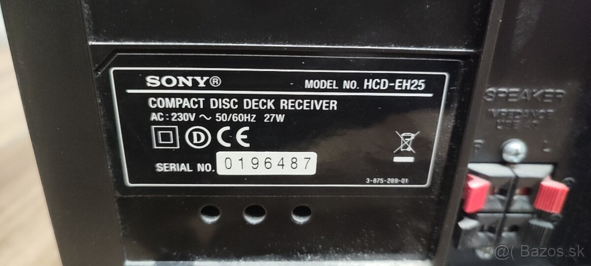 Mini hifi vežaSony - 4