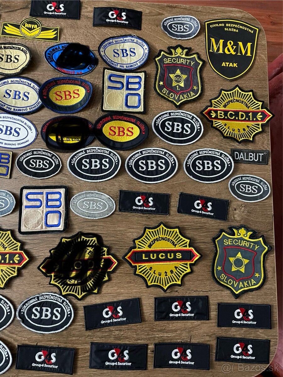 Vojenske Nášivky (a SBS),Vlajočky - 4