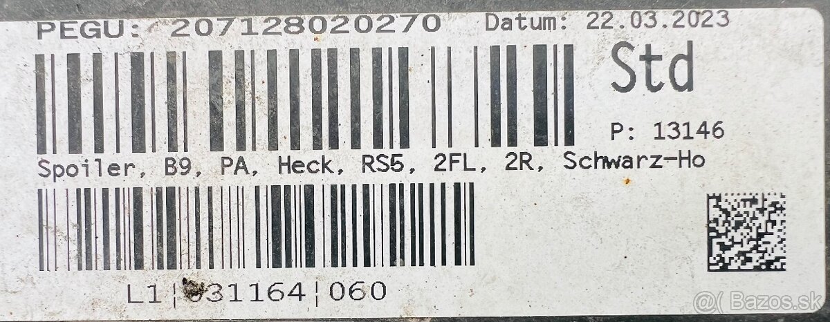 Audi RS5 F5 8W6 zadní nárazník - 4