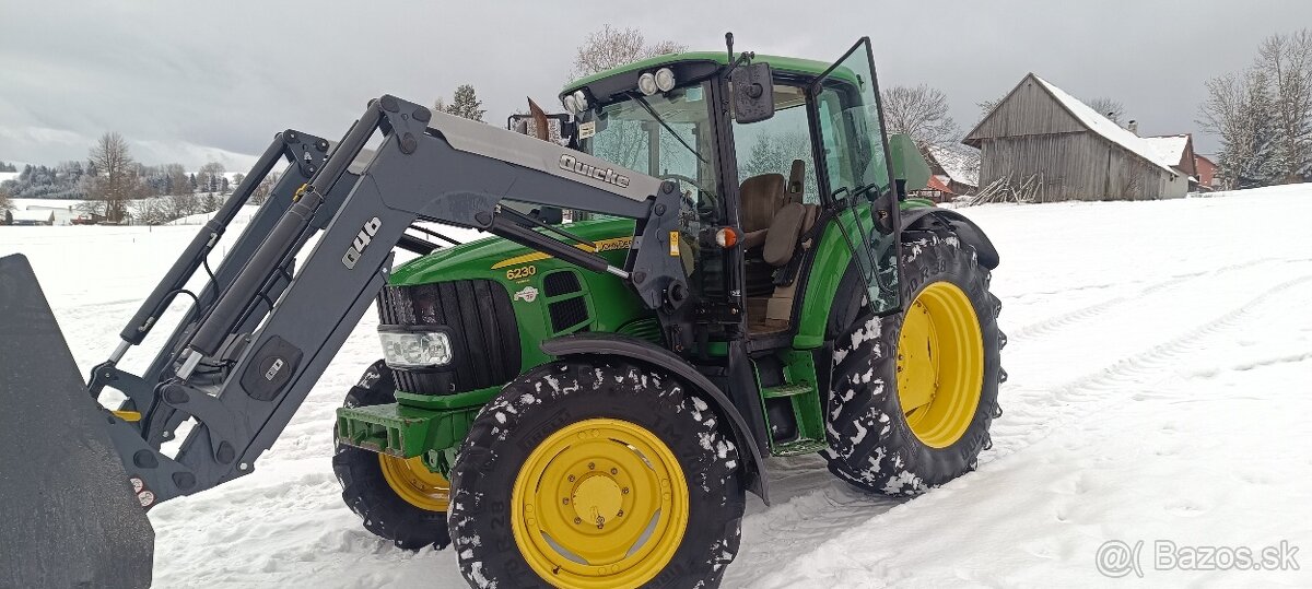 John Deere 6230 premium +nový quicke q46 - 4