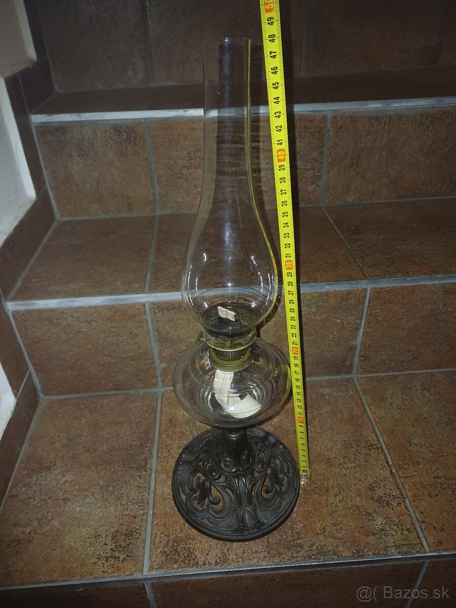 Predám starozitnu petrolejovu lampu - 4