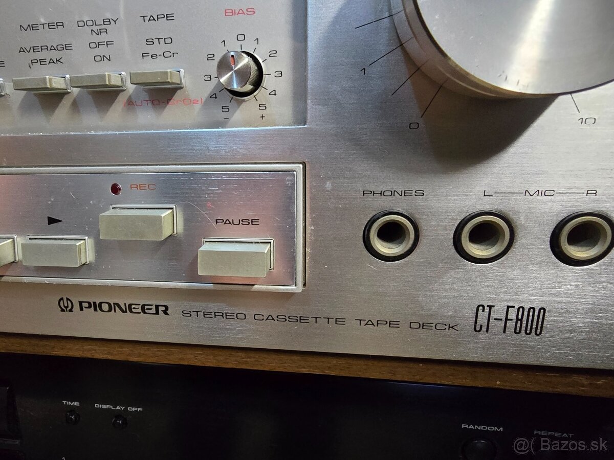 Pioneer CT-F800 3 hlavový vintage kazetový deck - 4