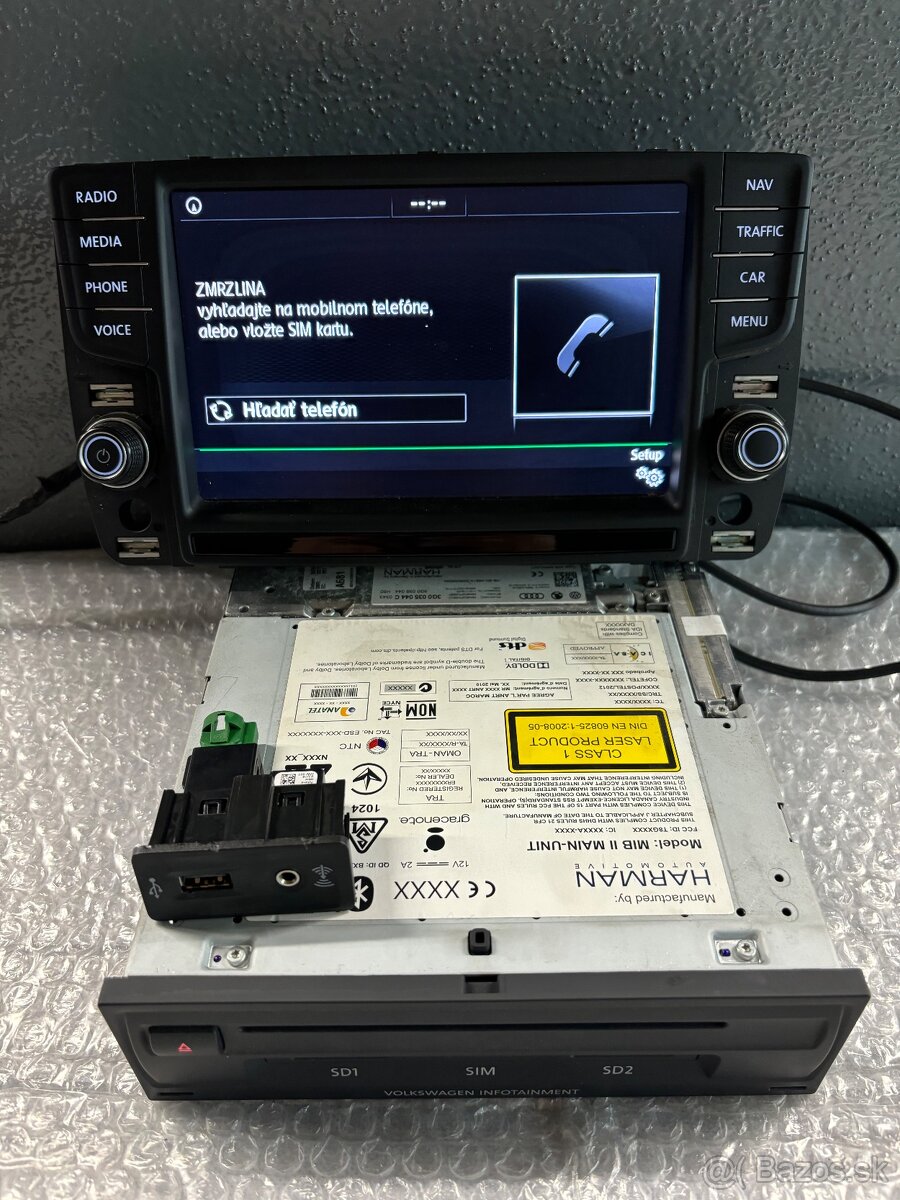 vw radio navigacia smartlink mib 2 - 4