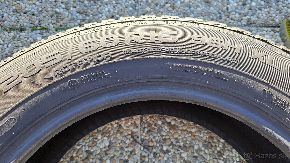 ZIMNÉ GUMY 205/60 R16 NOKIAN DOT 21 - 4